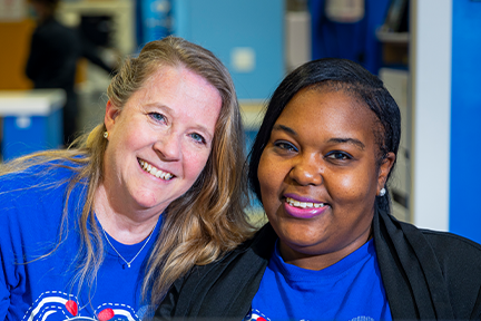 Joe D nurses at Magnet celebration