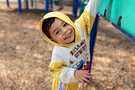 Giovanni at playground
